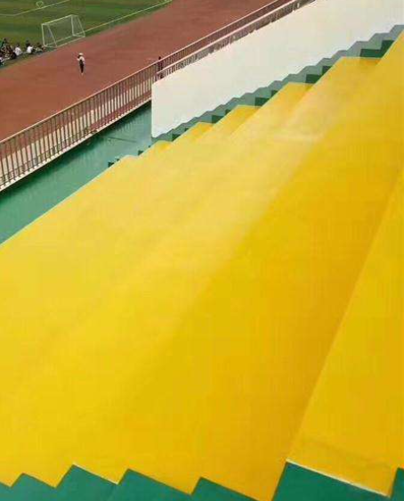 海南球场台阶翻新修补改造